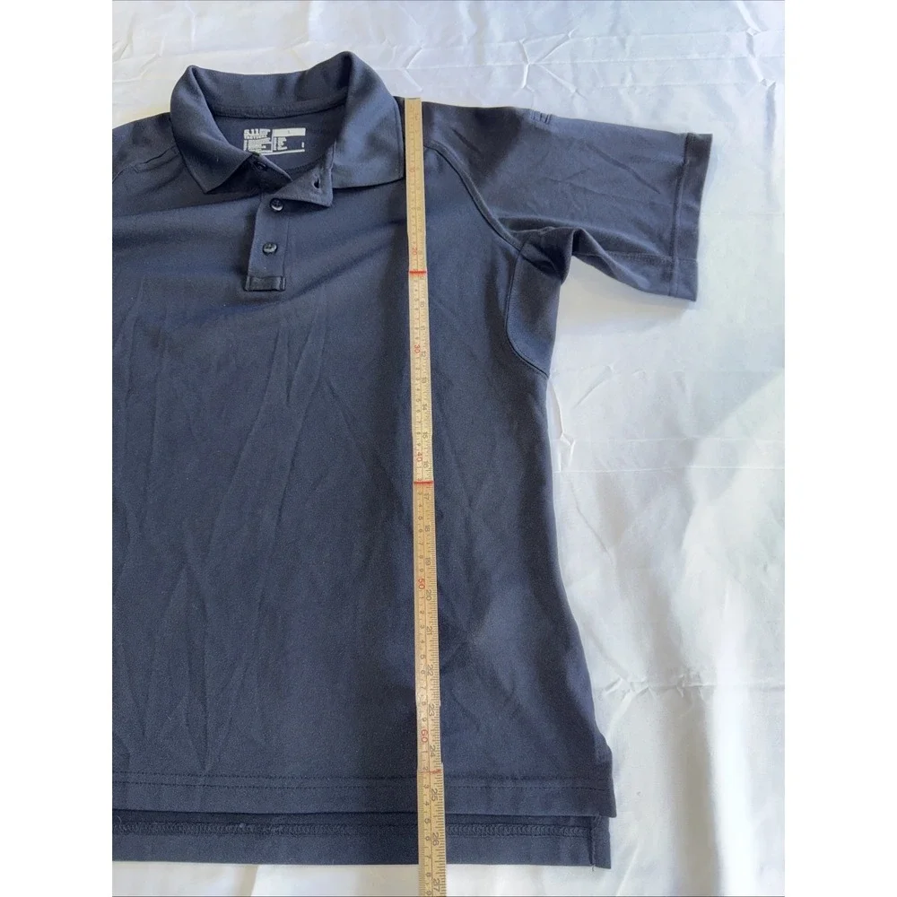 5.11 Tactical Polo Shirt Men's Large Black Utility Short Sleeve Stretch Hiking